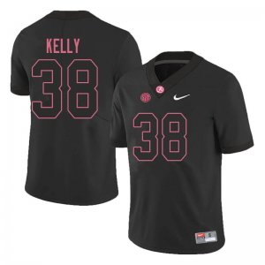 NCAA Men's Alabama Crimson Tide #38 Sean Kelly Stitched College 2019 Nike Authentic Black Football Jersey SH17W48FZ